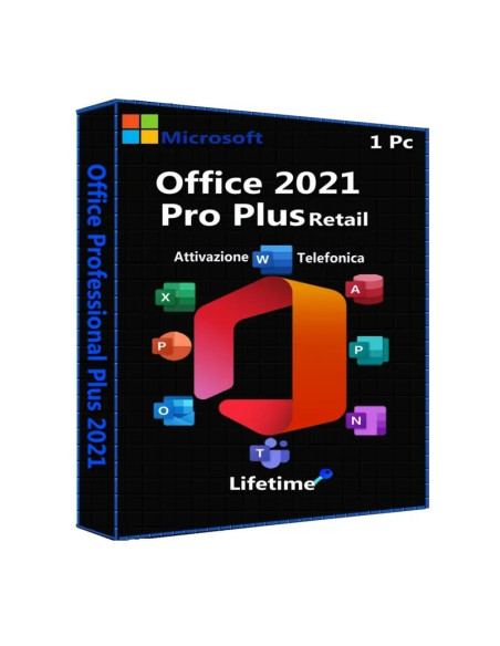 Microsoft Office Pro Plus 2021 1 Pc 1 Key Attivazione Tramite Portale