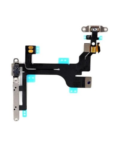 Power Button Volume Control Mute Button with Bracket for iPhone 5C