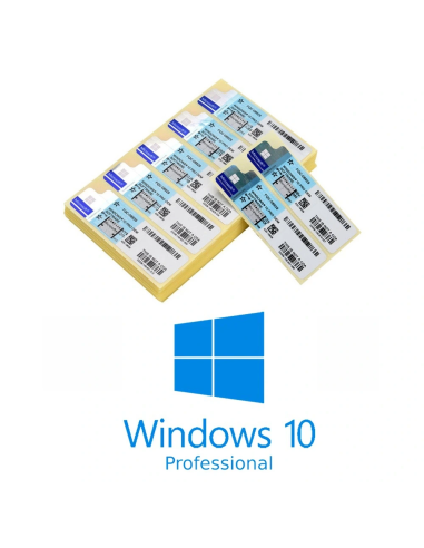 Windows Microsoft 10 Pro 32 64 Bit Coa Blue Premium 1 PC Key For Life