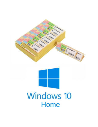 Windows Microsoft 10 Home 32 64 Bit Coa Standard 1 PC Key A Vita