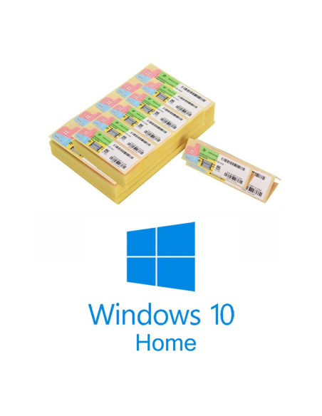 Windows Microsoft 10 Home 32 64 Bit Coa Standard 1 PC Key A Vita