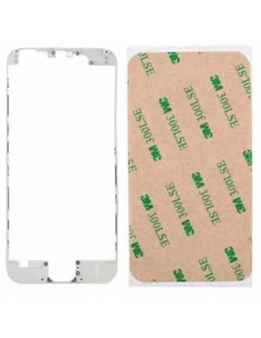 Cornice Frame Supporto Vetro Bianca  iPhone 6 Plus Display 5.5 Biadesivo