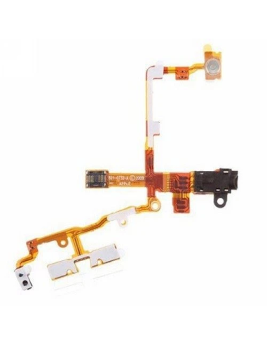 iPhone 3GS Black Volume Power Mute Jack Cable OEM Match