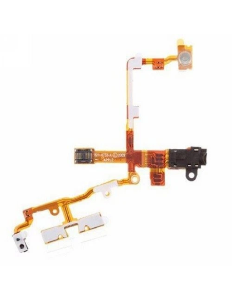 Cavo Jack Volume Power Mute iPhone 3GS Nero Pari OEM