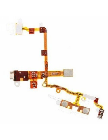iPhone 3GS White Volume Power Mute Jack Cable OEM Match
