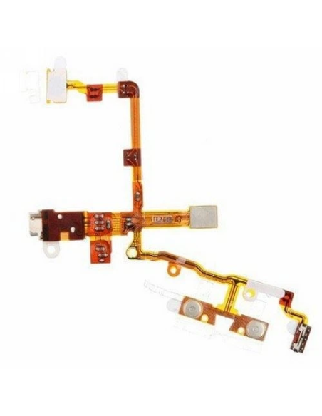 iPhone 3GS White Volume Power Mute Jack Cable OEM Match