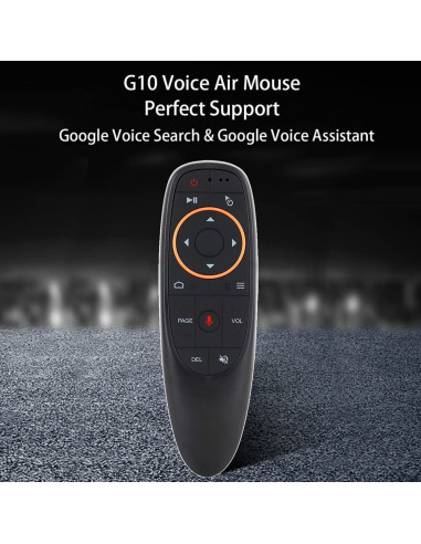 G10 Voice Remote Control Air Mouse 2.4G Wireless Gyroscope Universal