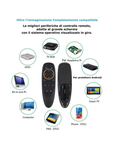 G10 Voice Remote Control Air Mouse 2.4G Wireless Gyroscope Universal