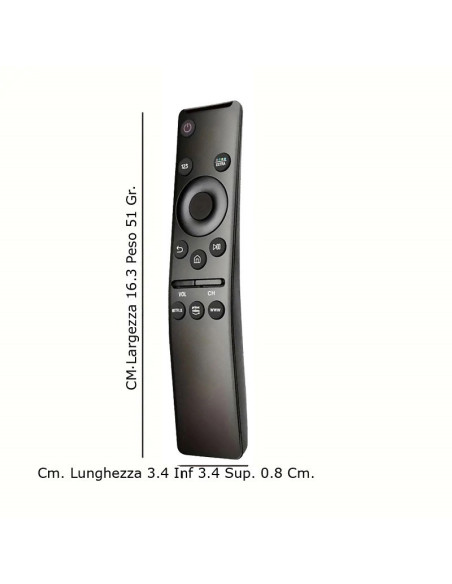 Telecomando Compatibile Samsung Universale Serie 6 Serie 7 Serie 8