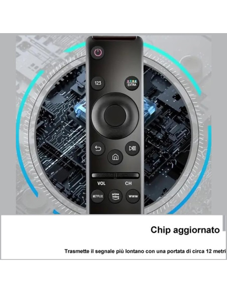 Telecomando Compatibile Samsung Universale Serie 6 Serie 7 Serie 8