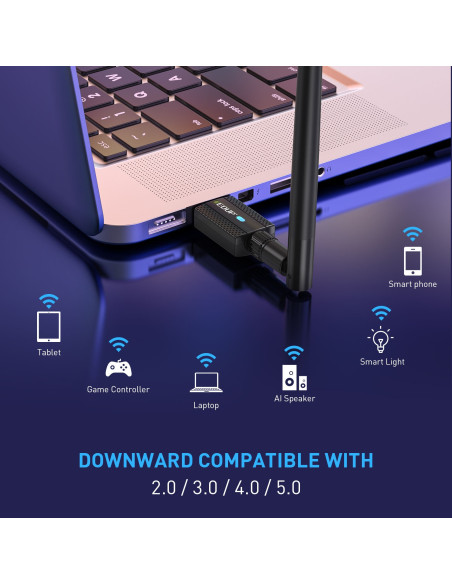 EP-B3552 Plus USB Wi-Fi 2.4Ghz 200 Mt. 2 in 1 Bluetooth 5.3