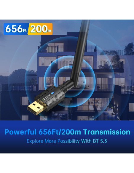 EP-B3552 Plus USB Wi-Fi 2.4Ghz 200 Mt. 2 in 1 Bluetooth 5.3