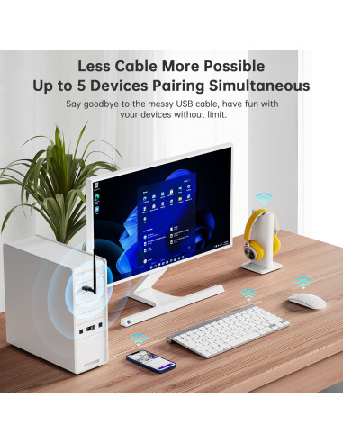 EP-B3552 Plus USB Wi-Fi 2.4Ghz 200 Mt. 2 in 1 Bluetooth 5.3