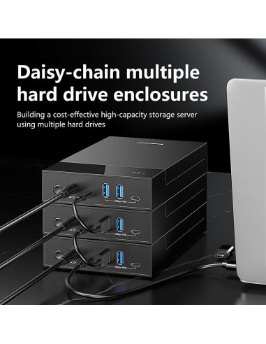 CASE HHD Esterno 3.5-2.5 Pollici SATA USB 3.0 per PC Laptop HDD Box