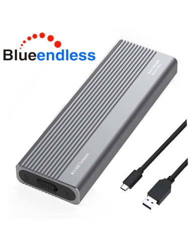Box Case Hard Disk Protocollo M.2 NVMe/SATA Con Cavo da Tipo-C/USB-A 2818SN