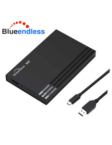 CASE Hard Disk Cavo Usb-C Esterno 3.5-2.5 Pollici SATA USB 3.0 Per PC Laptop HDD Box