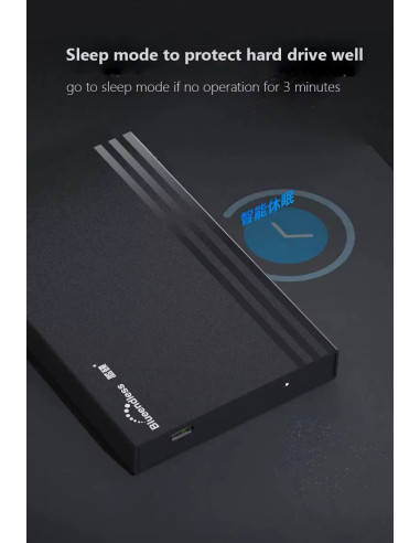 CASE Hard Disk Cavo Usb-C Esterno 3.5-2.5 Pollici SATA USB 3.0 Per PC Laptop HDD Box