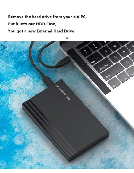 CASE Hard Disk Cavo Usb-C Esterno 3.5-2.5 Pollici SATA USB 3.0 Per PC Laptop HDD Box