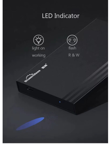 copy of CASE HHD Esterno 3.5-2.5 Pollici SATA USB 3.0 Per PC Laptop HDD Box