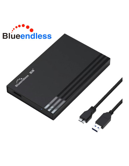 CASE Hard Disk Cavo Usb-A Esterno 2.5 Pollici SATA USB 3.0 Per PC Laptop HDD Box
