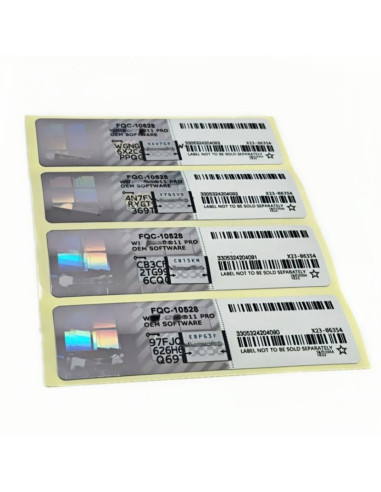 Windows Microsoft 11 PRO 64Bit Oem 1 Adesivo Coa Licenza Permante