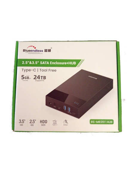 CASE HHD Esterno 3.5-2.5 Pollici SATA USB 3.0 per PC Laptop HDD Box