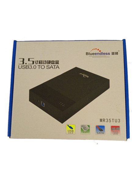 CASE HHD Esterno 3.5-2.5 Pollici SATA USB 3.0 per PC Laptop HDD Box