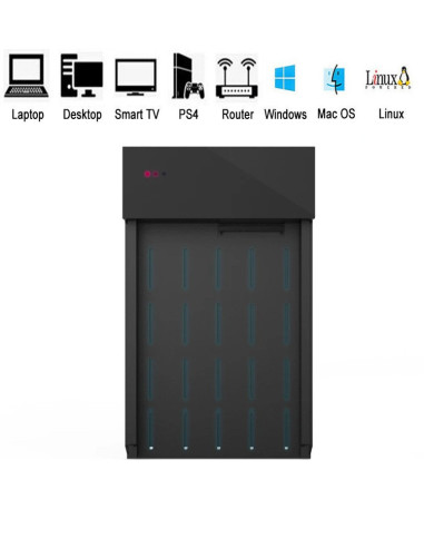 CASE Box BS-MR35T HHD Esterno 3.5-2.5 Pollici SATA USB 3.0 per PC Laptop Supporta fino 20TB