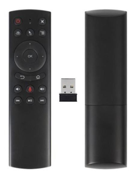 Telecomando G20S Vocale Air Mouse 2.4G Wireless Giroscopio Universale