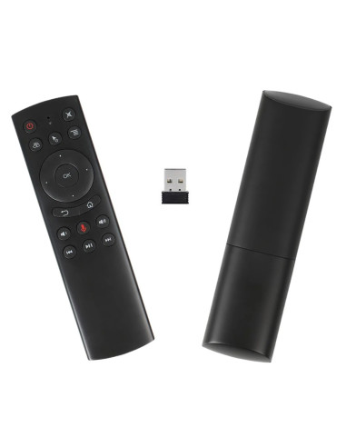 Telecomando G20S Vocale Air Mouse 2.4G Wireless Giroscopio Universale