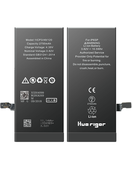 Batteria iPhone 6S Plus 2750mAh 0 Cicli Inclusi Kit Strumenti 2 Biadesivi Per Batteria e Display