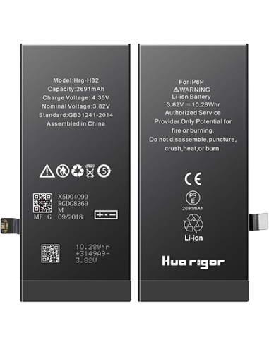 Batteria iPhone 8 Plus 2691mAh 0 Cicli inclusi Kit Stumenti 2 Biadesivi Per Batteria e Display