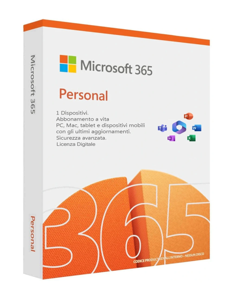 Microsoft Office 365 Personal Account Digitale 1 PC A Vita