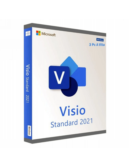 Microsoft Visio 2021 Standard LTSC 3 Pc 1 Key A Vita