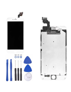 Vetro Touch iPhone 6 Plus Display 5.5 Bianco Kit Apertura Tianma Completo