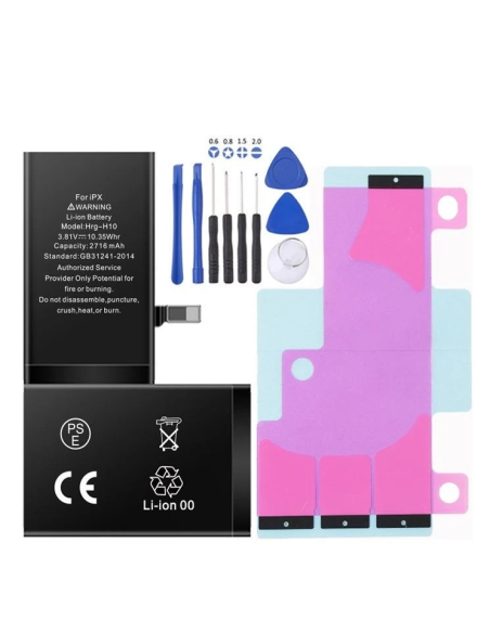 iPhone X Battery 2716mAh OEM Quality Original Chip 0 Cycles New
