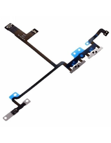 Volume Control Switch Mute Flex Cable with Metal Bracket for iPhone X
