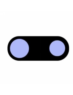 Vetrino Lente Fotocamera per iPhone 8 Plus Ricambio Pari OEM