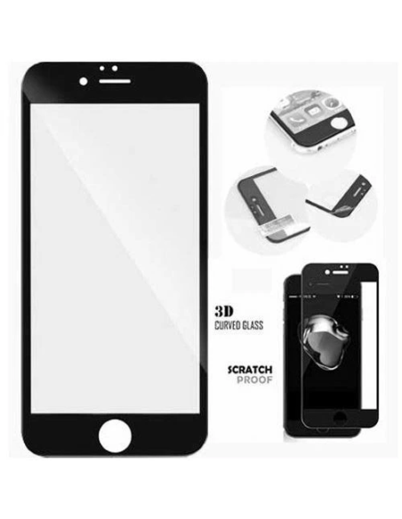 3D Tempered Glass Full Glue Protection For iPhone 7 8 4 7 Black