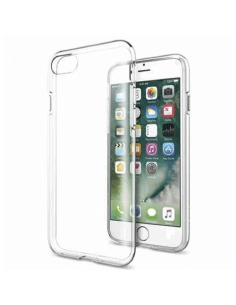 Cover Posteriore in Silicone Per iPhone 6 6S Trasparente Da 3MM 2