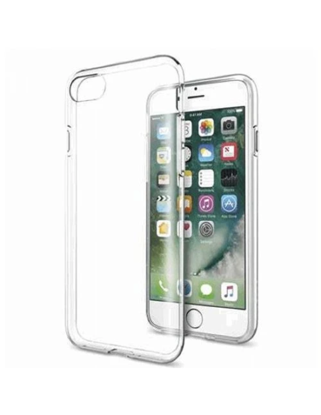 Cover Posteriore in Silicone Per iPhone 6 6S Trasparente Da 3MM