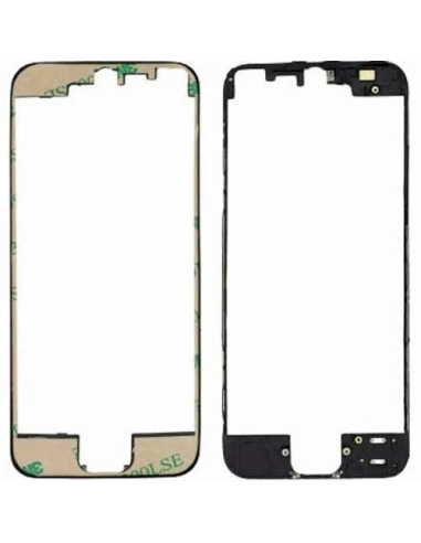 Black Frame Glass Support and Adhesive for iPhone 5C