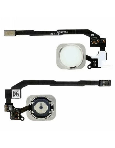 Home Button for Apple iPhone 5S SE White OEM Replacement