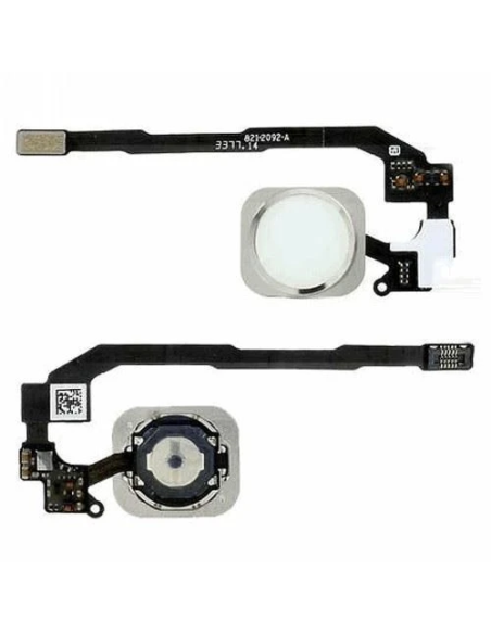 Home Button for Apple iPhone 5S SE White OEM Replacement