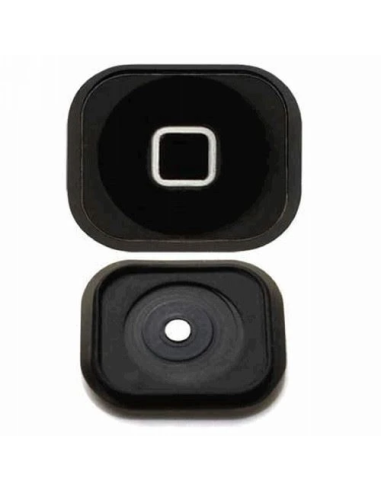 Black Home Button with OEM Membrane for iPhone 5C