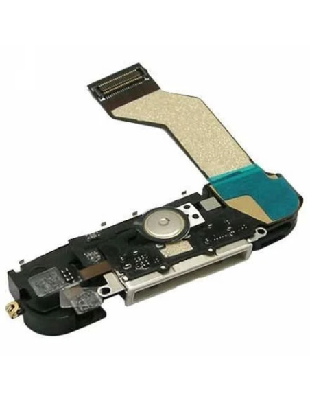 White Charging Connector iPhone 4s Antenna Speaker Microphone Home