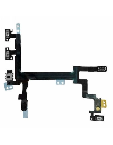 Power On/Off Volume Button Flex Cable for iPhone 5