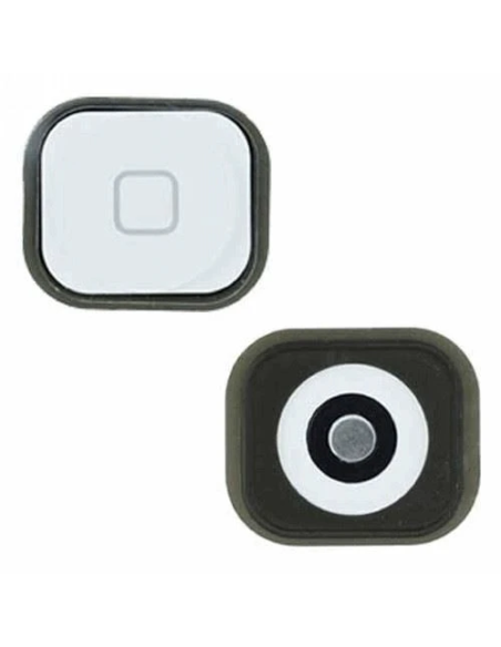 White Home Button for iPhone 5 with OEM Membrane