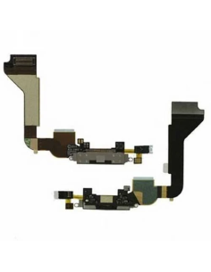 Cavo Flex Connettore ricarica e Microfono Per iPhone 4  Nero